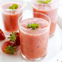 Smoothie à la fraise